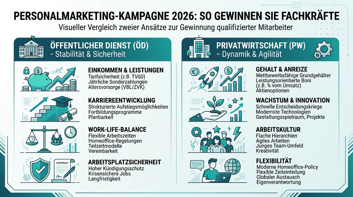 Personalmarketing Campaign 2026: So gewinnen Sie Fachkräfte Infografik: personalmarketing campaign