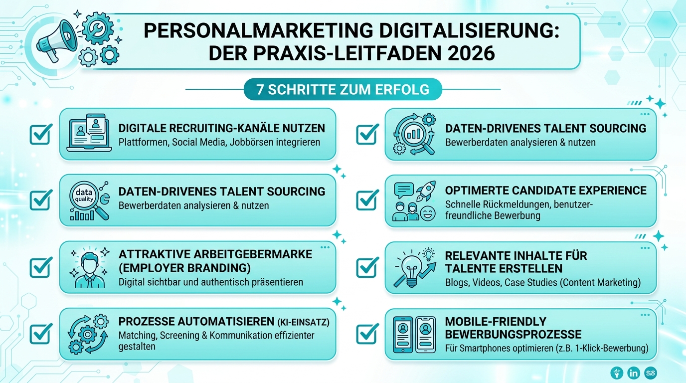 Personalmarketing Digitalisierung: Der Praxis-Leitfaden 2026 Infografik: personalmarketing digitalisierung