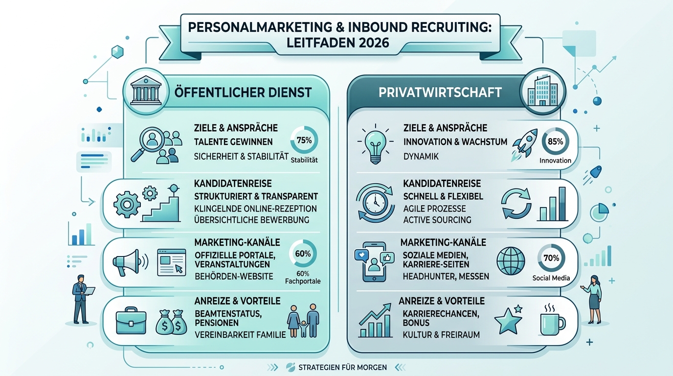 Personalmarketing & Inbound Recruiting: Leitfaden 2026 Infografik: personalmarketing inbound recruiting
