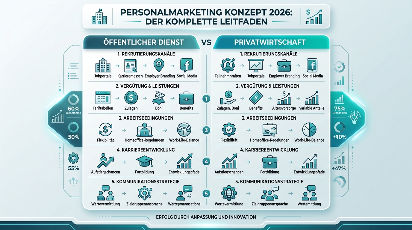 Personalmarketing Konzept 2026: Der komplette Leitfaden Infografik: personalmarketing konzept