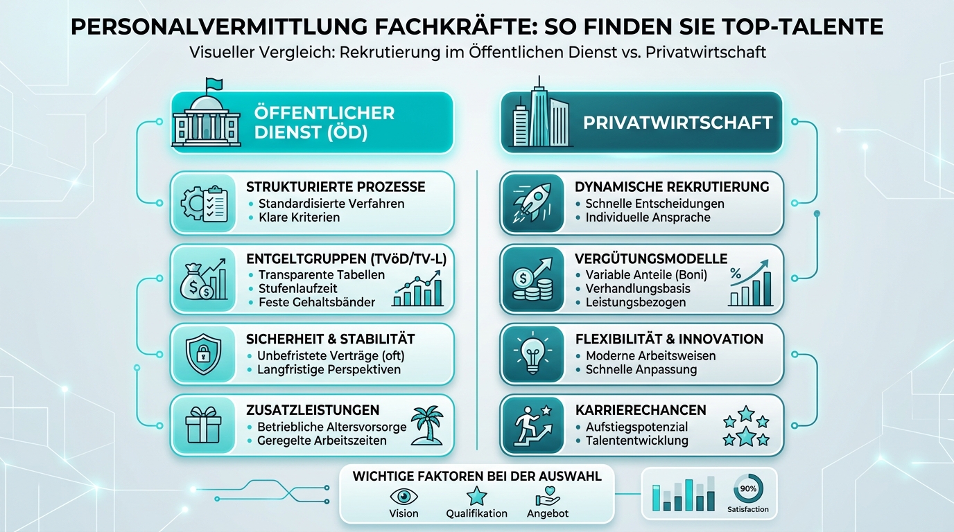 Personalvermittlung Fachkräfte: So finden Sie Top-Talente Infografik: personalvermittlung fachkräfte