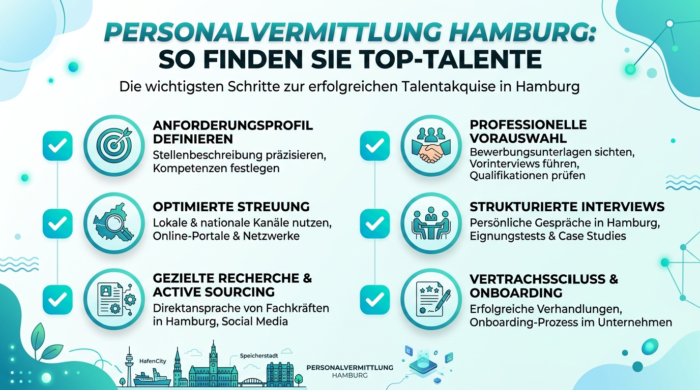 Personalvermittlung Hamburg: So finden Sie Top-Talente Infografik: personalvermittlung hamburg