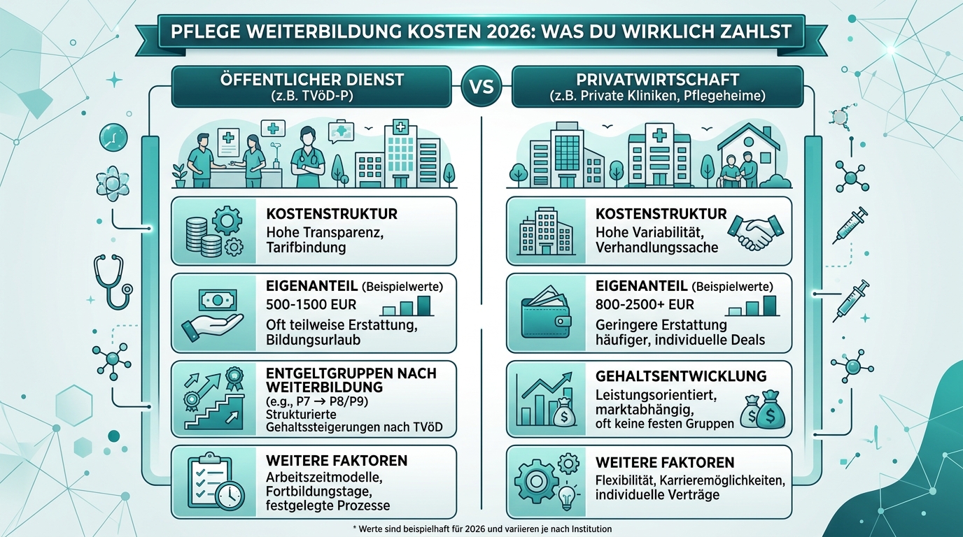 Infografik: pflege weiterbildung kosten