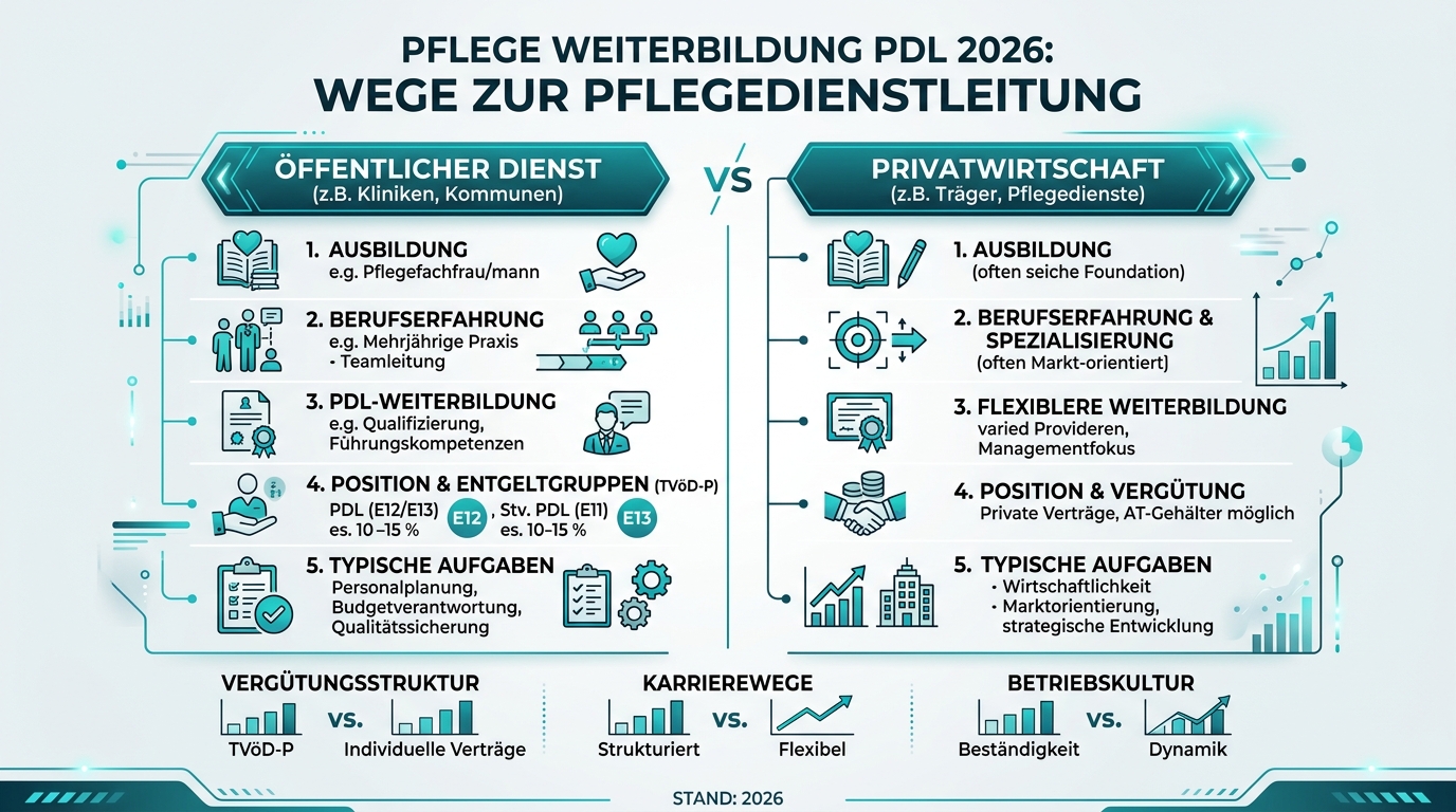 Infografik: pflege weiterbildung pdl
