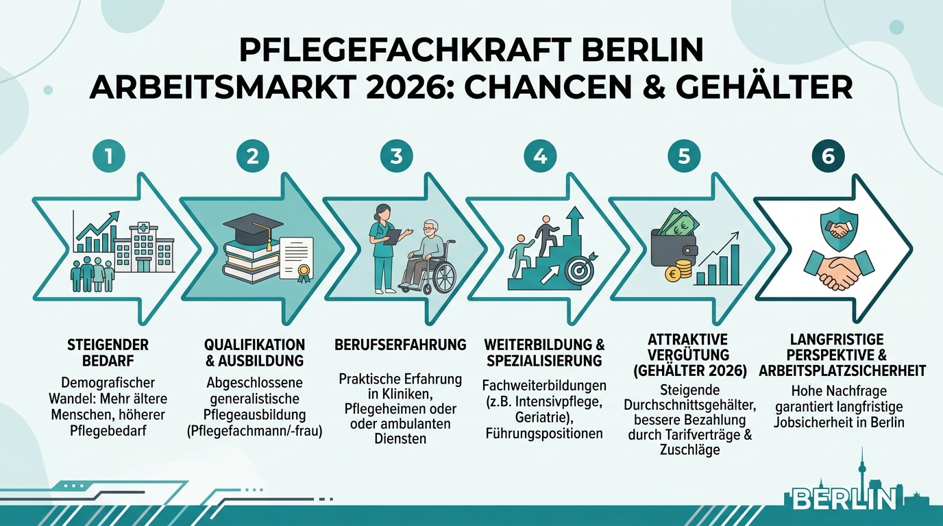 Infografik: pflegefachkraft berlin arbeitsmarkt
