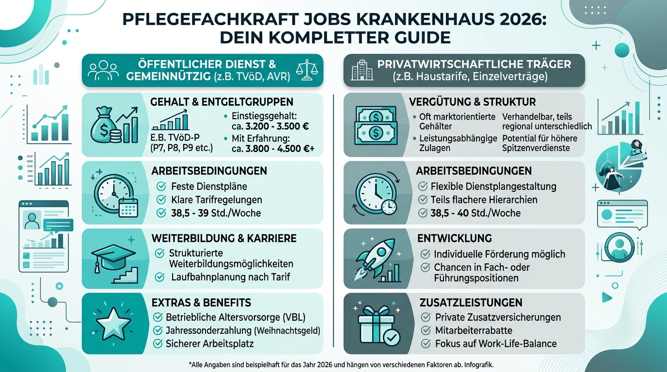 Infografik: pflegefachkraft jobs krankenhaus