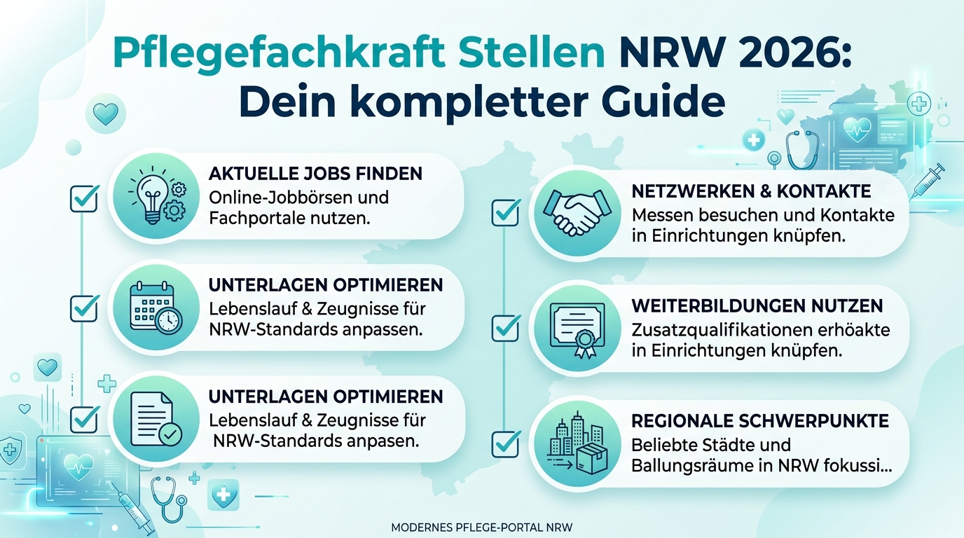 Infografik: pflegefachkraft stellen nrw