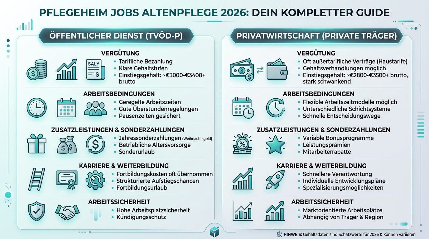 Infografik: pflegeheim jobs altenpflege