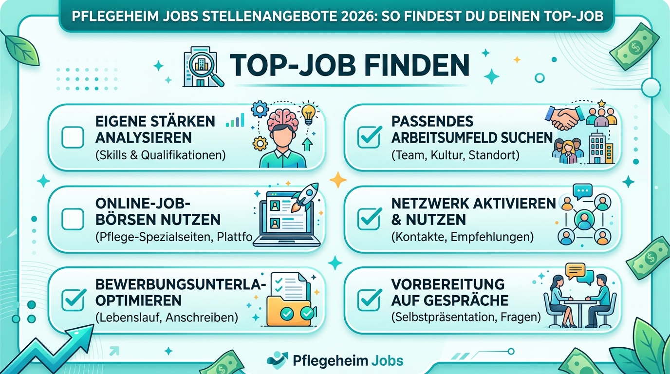 Infografik: pflegeheim jobs stellenangebote