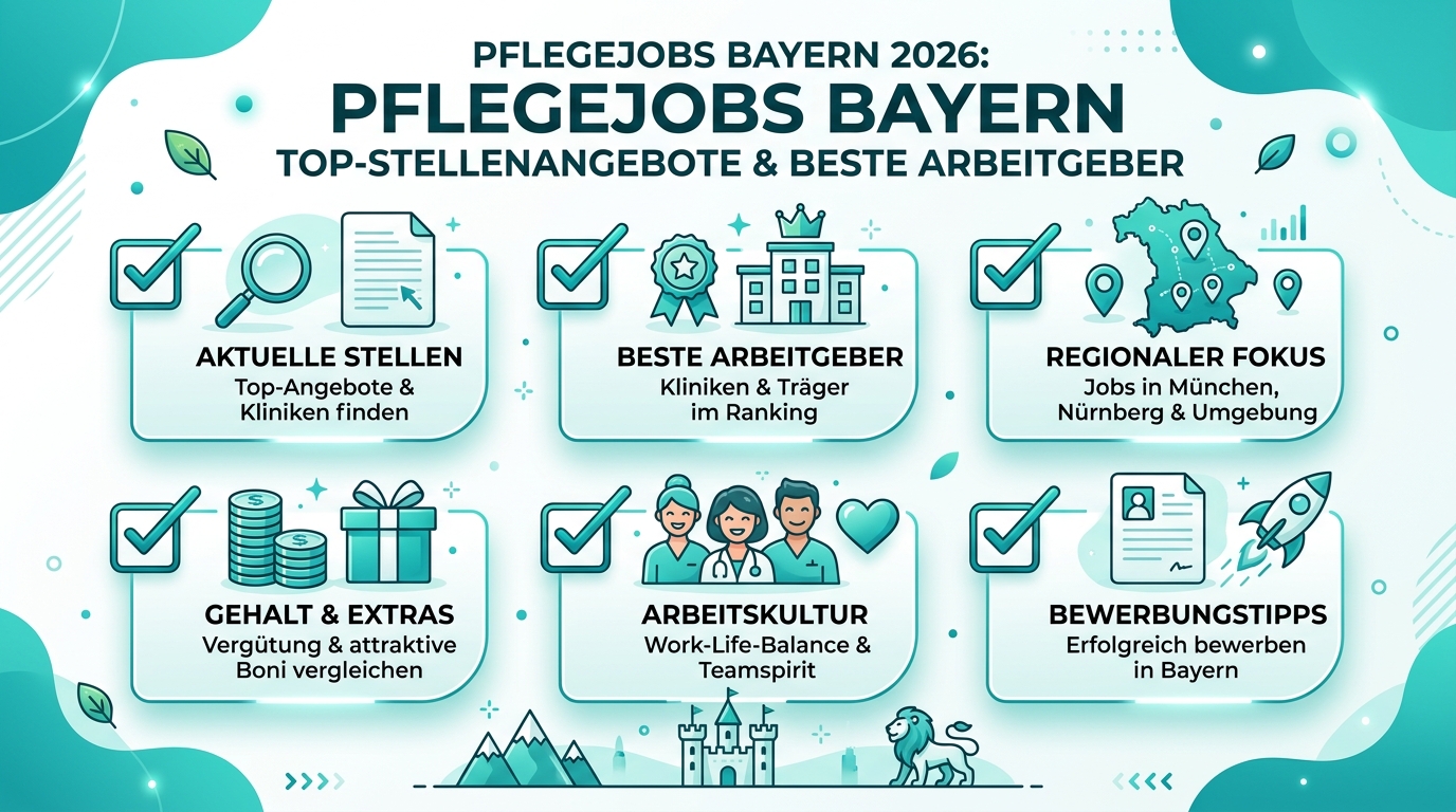 Infografik: pflegejobs bayern