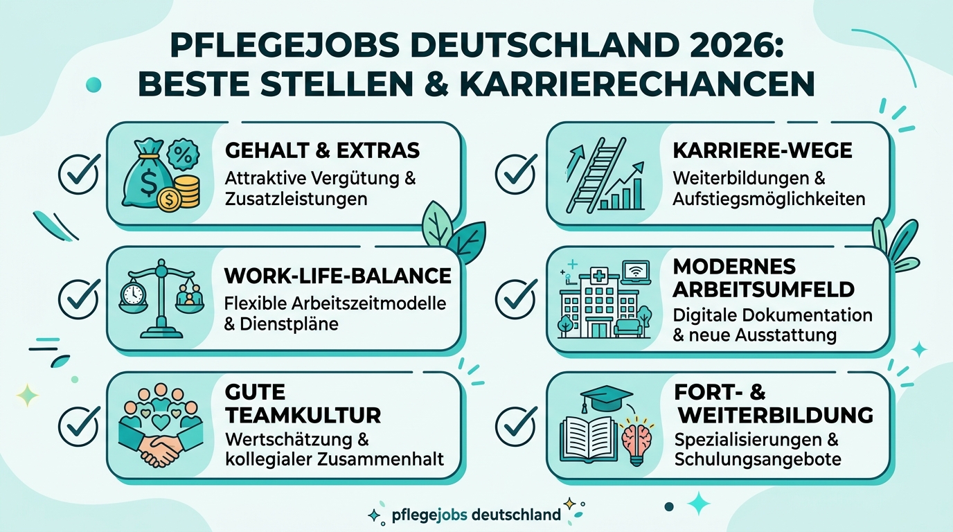 Infografik: pflegejobs deutschland