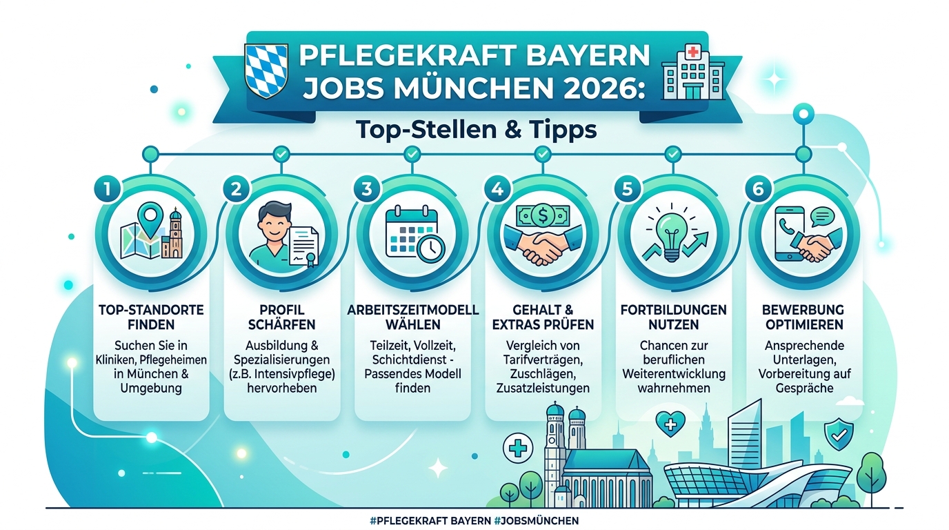 Infografik: pflegekraft bayern jobs muenchen