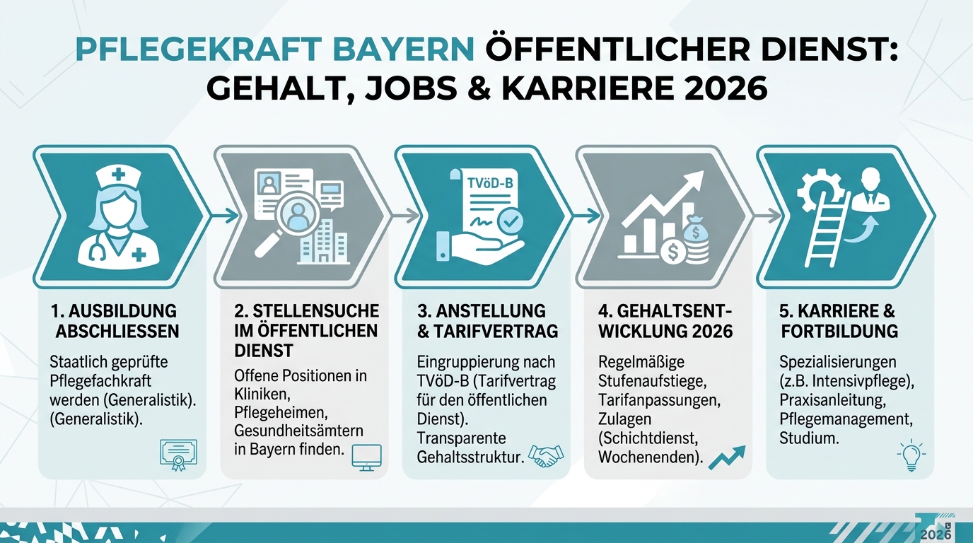 Infografik: pflegekraft bayern öffentlicher dienst