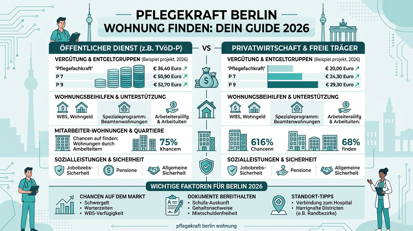 Infografik: pflegekraft berlin wohnung