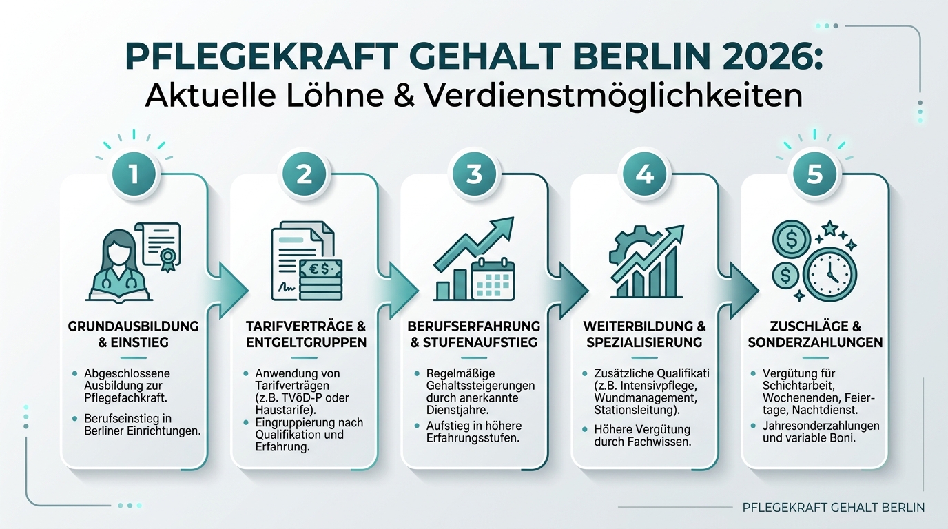 Infografik: pflegekraft gehalt berlin