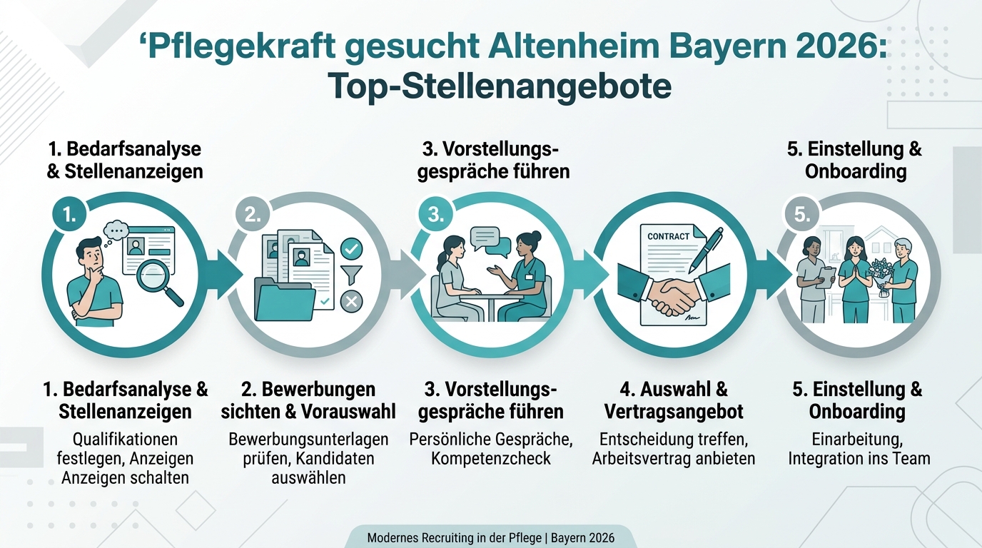 Infografik: pflegekraft gesucht altenheim bayern