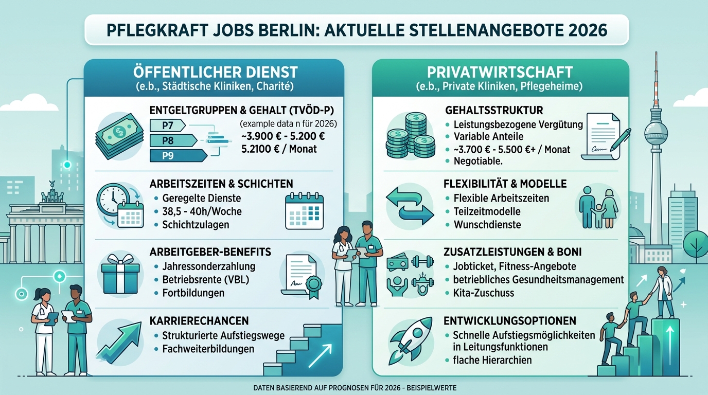 Infografik: pflegekraft jobs berlin stellenangebote