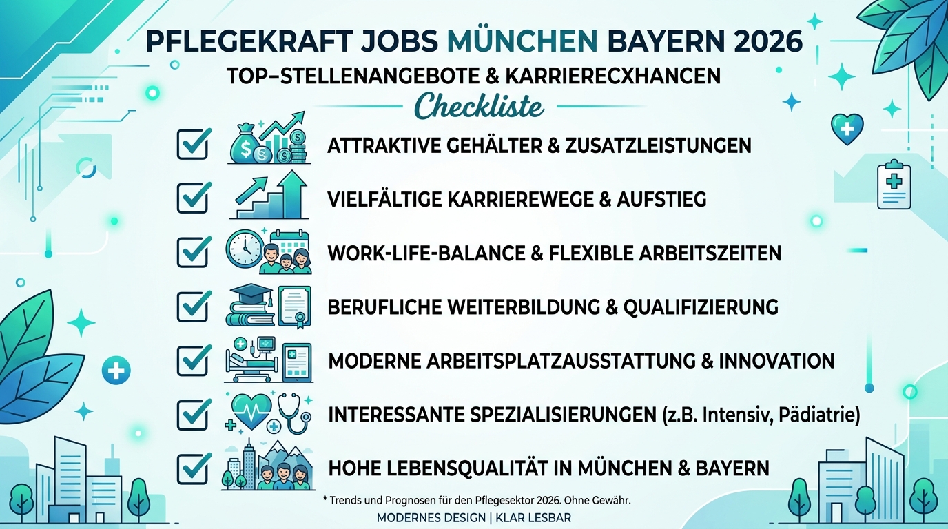 Infografik: pflegekraft jobs münchen bayern