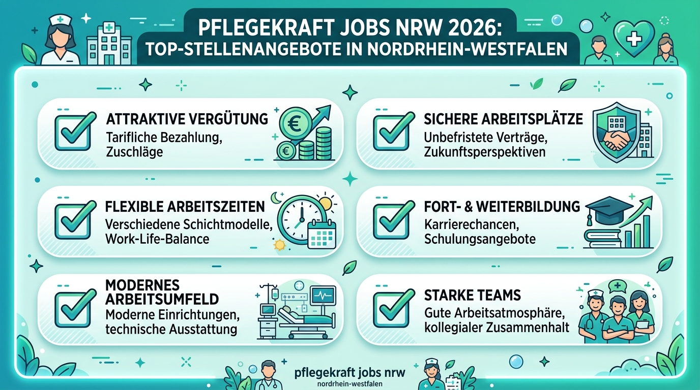 Infografik: pflegekraft jobs nrw nordrhein-westfalen