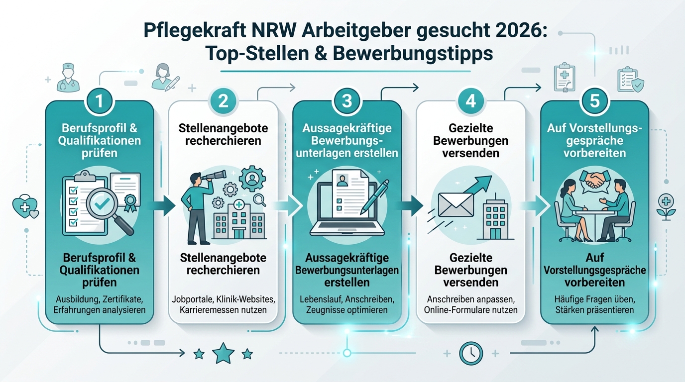 Infografik: pflegekraft nrw arbeitgeber gesucht