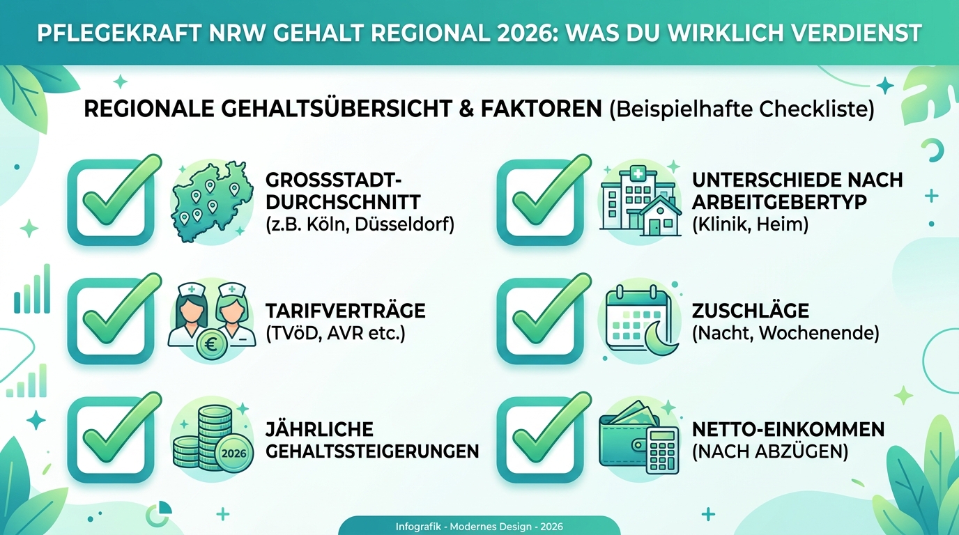 Infografik: pflegekraft nrw gehalt regional