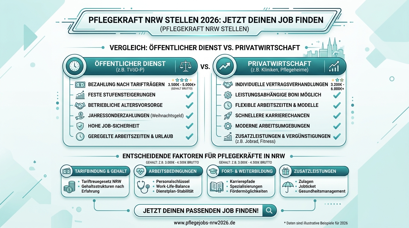 Infografik: pflegekraft nrw stellen