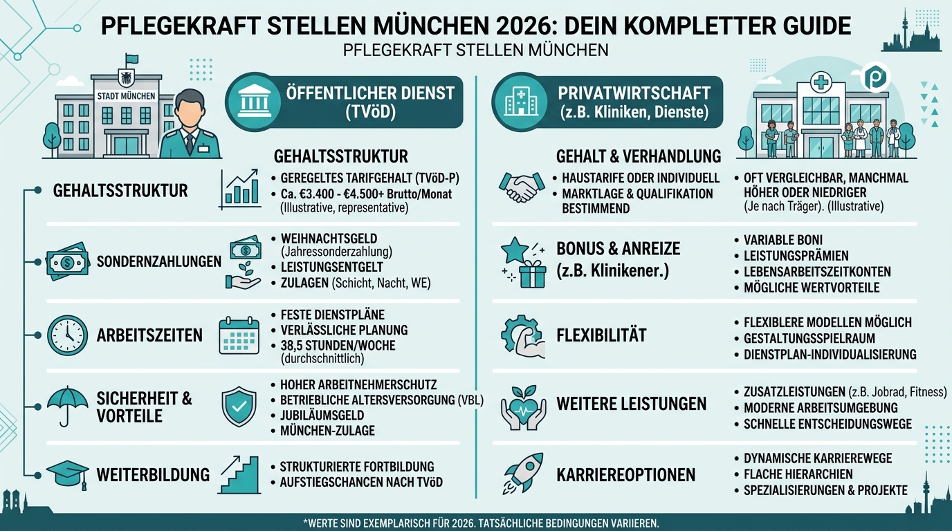 Infografik: pflegekraft stellen münchen