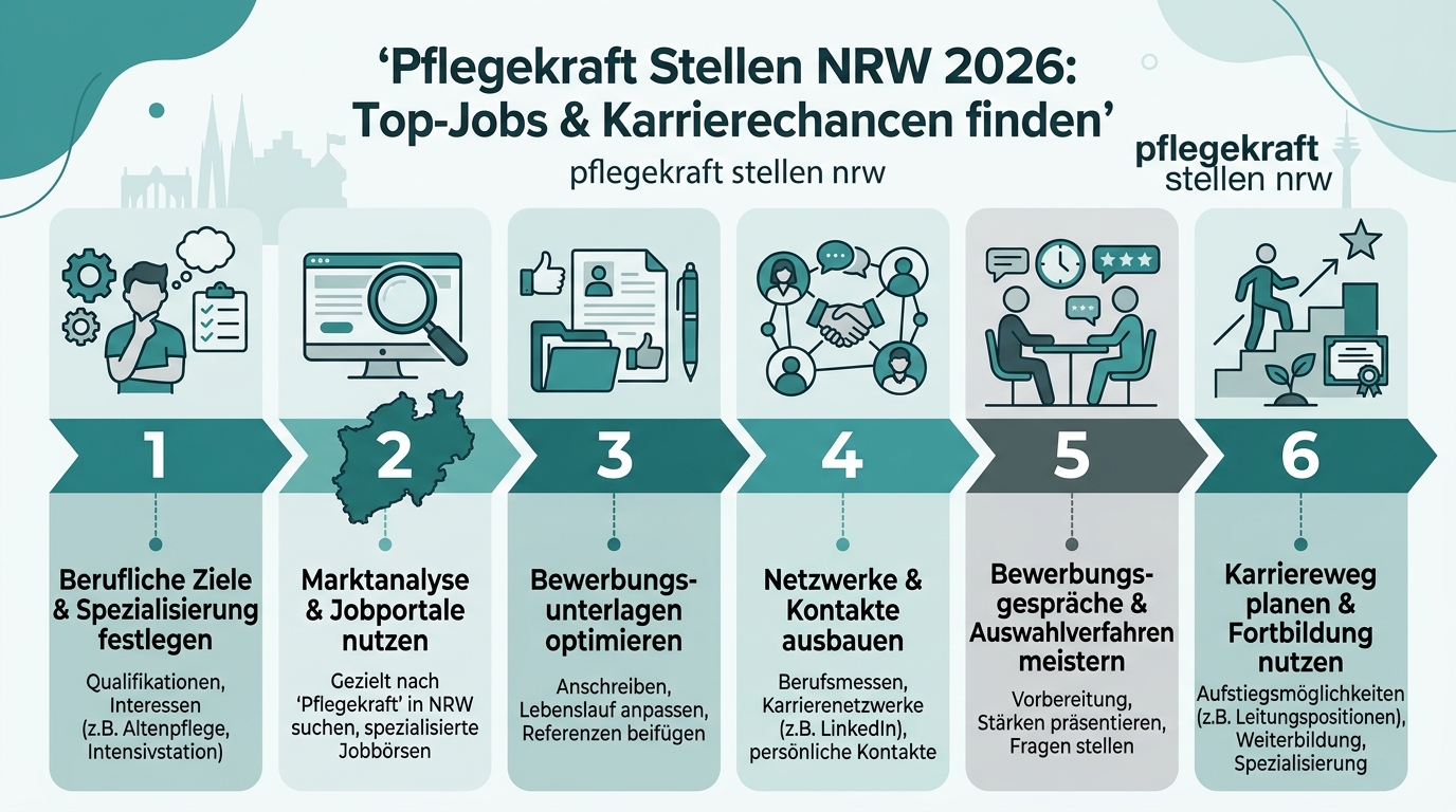 Infografik: pflegekraft stellen nrw