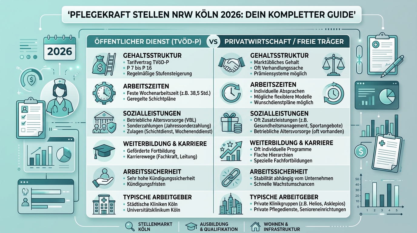 Infografik: pflegekraft stellen nrw köln