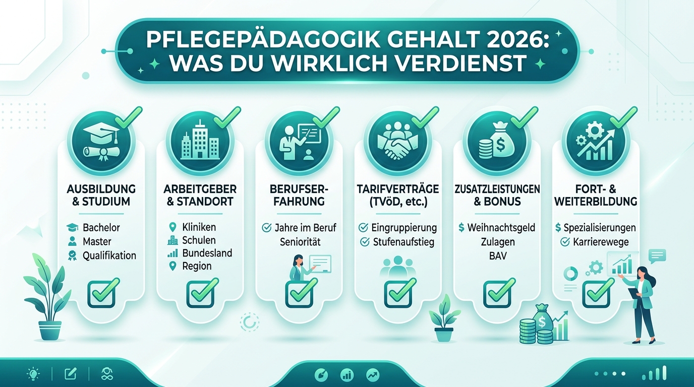Infografik: pflegepädagogik gehalt