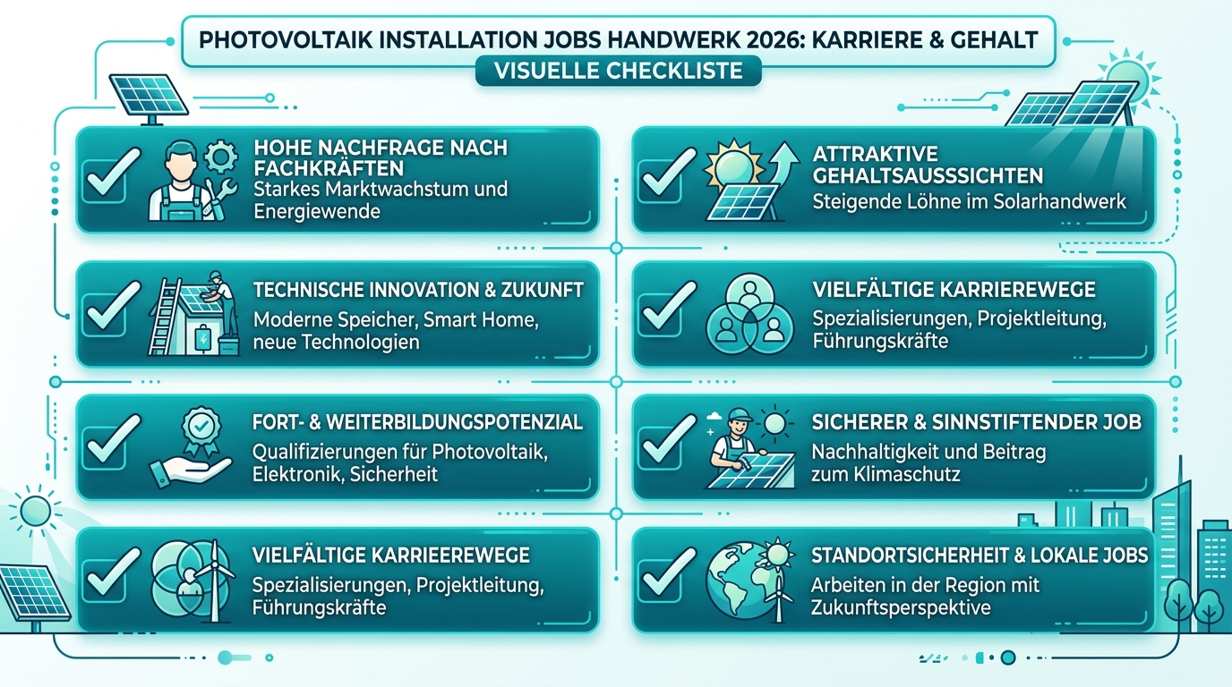Infografik: photovoltaik installation jobs handwerk