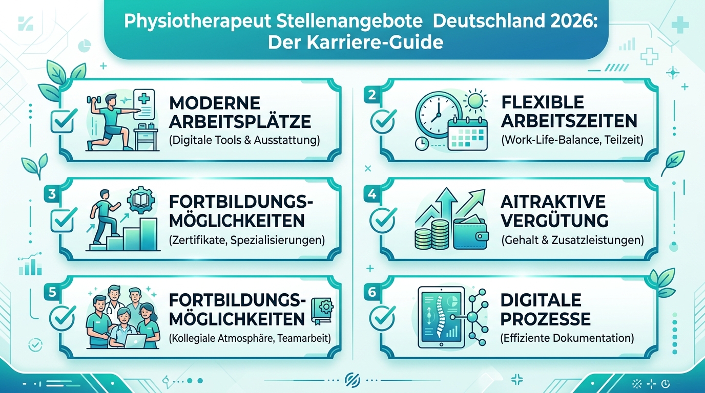 Infografik: physiotherapeut stellenangebote deutschland