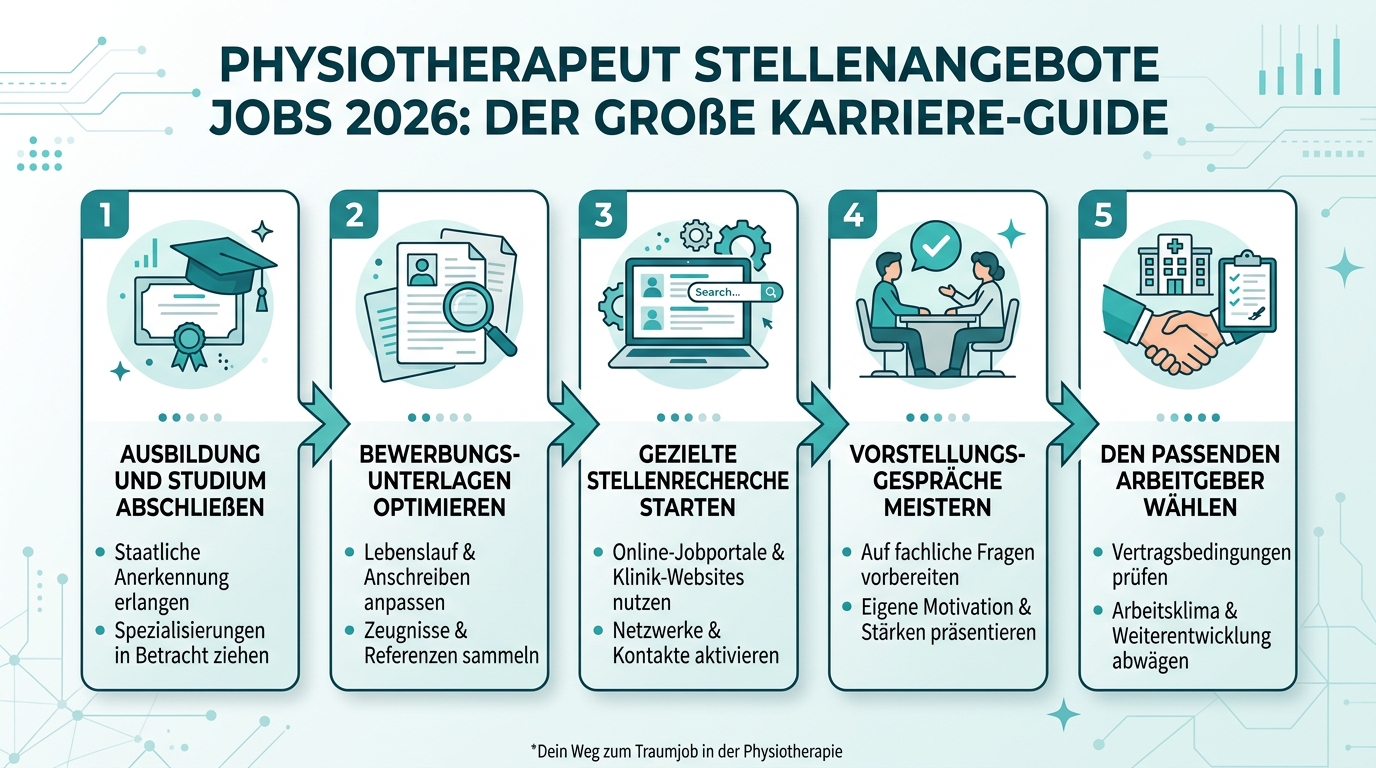 Infografik: physiotherapeut stellenangebote jobs