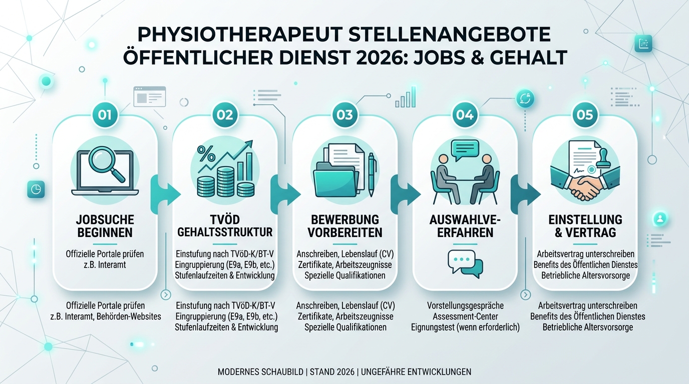 Infografik: physiotherapeut stellenangebote öffentlicher dienst