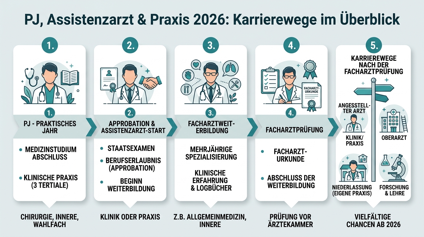 Infografik: pj assistenzarzt praxis