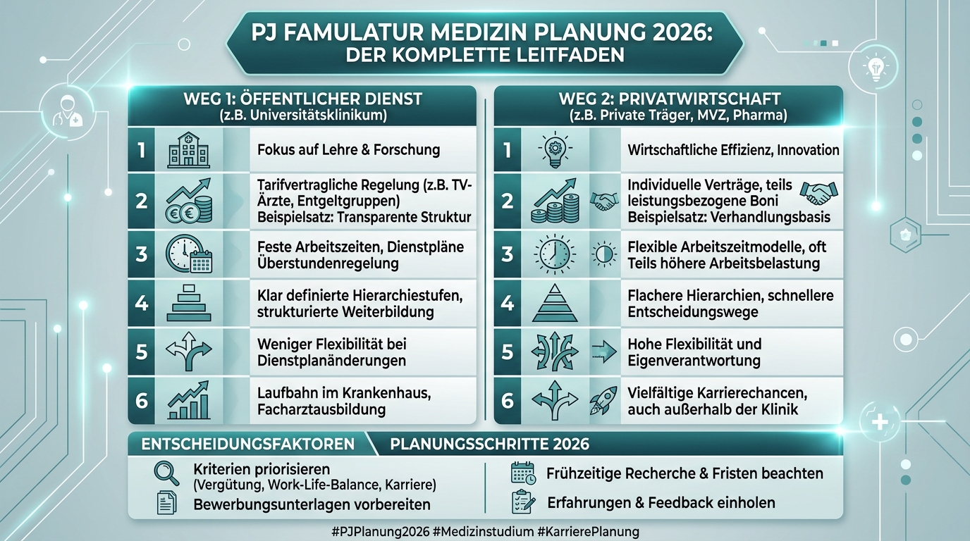Infografik: pj famulatur medizin planung