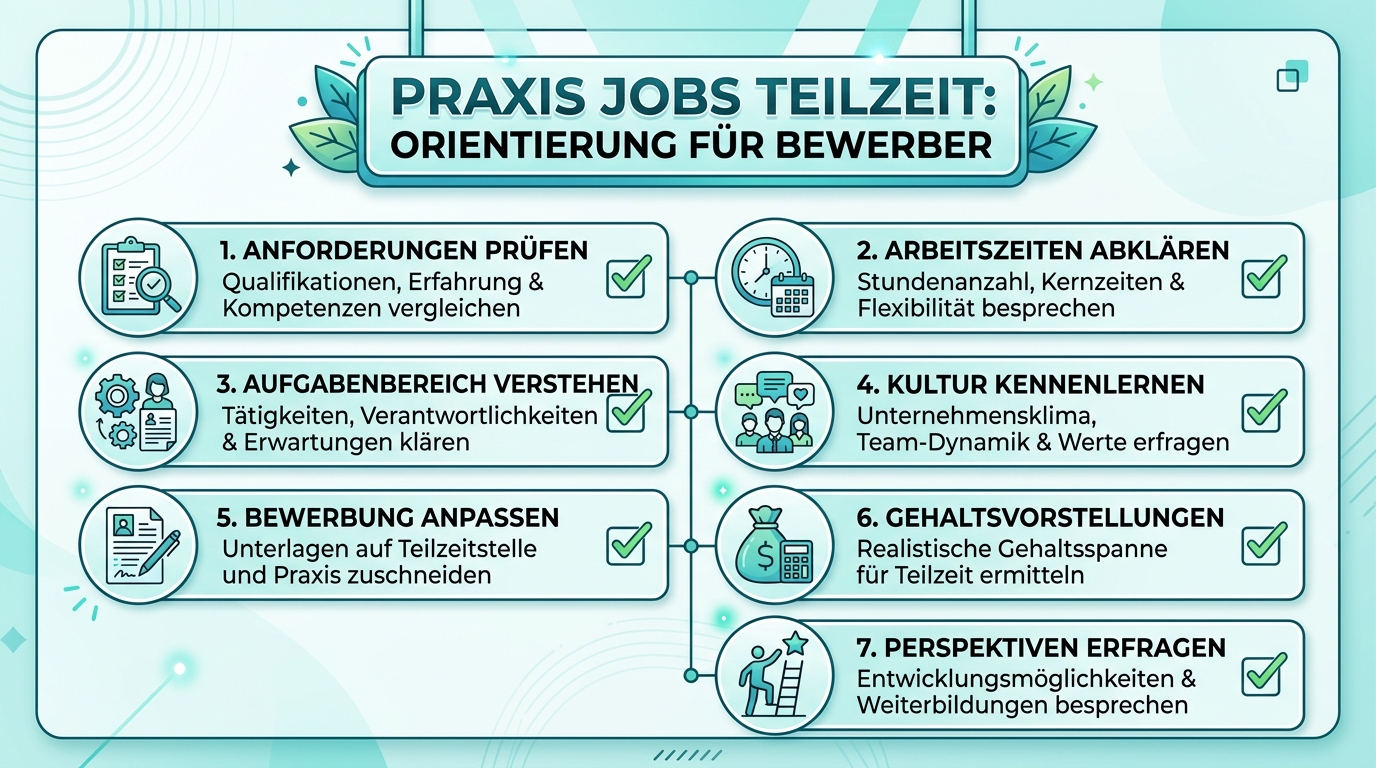 Infografik: praxis jobs teilzeit