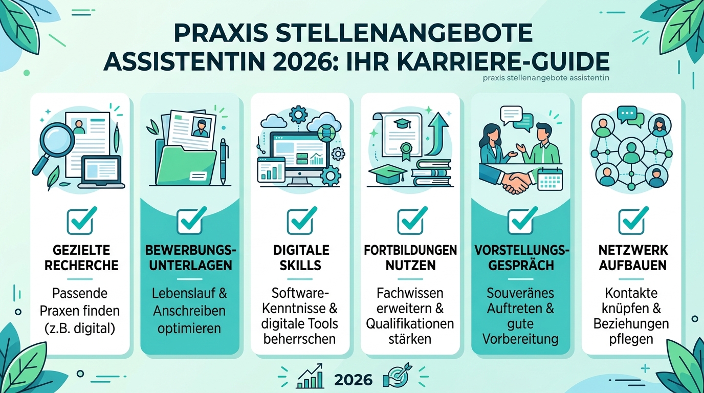 Infografik: praxis stellenangebote assistentin