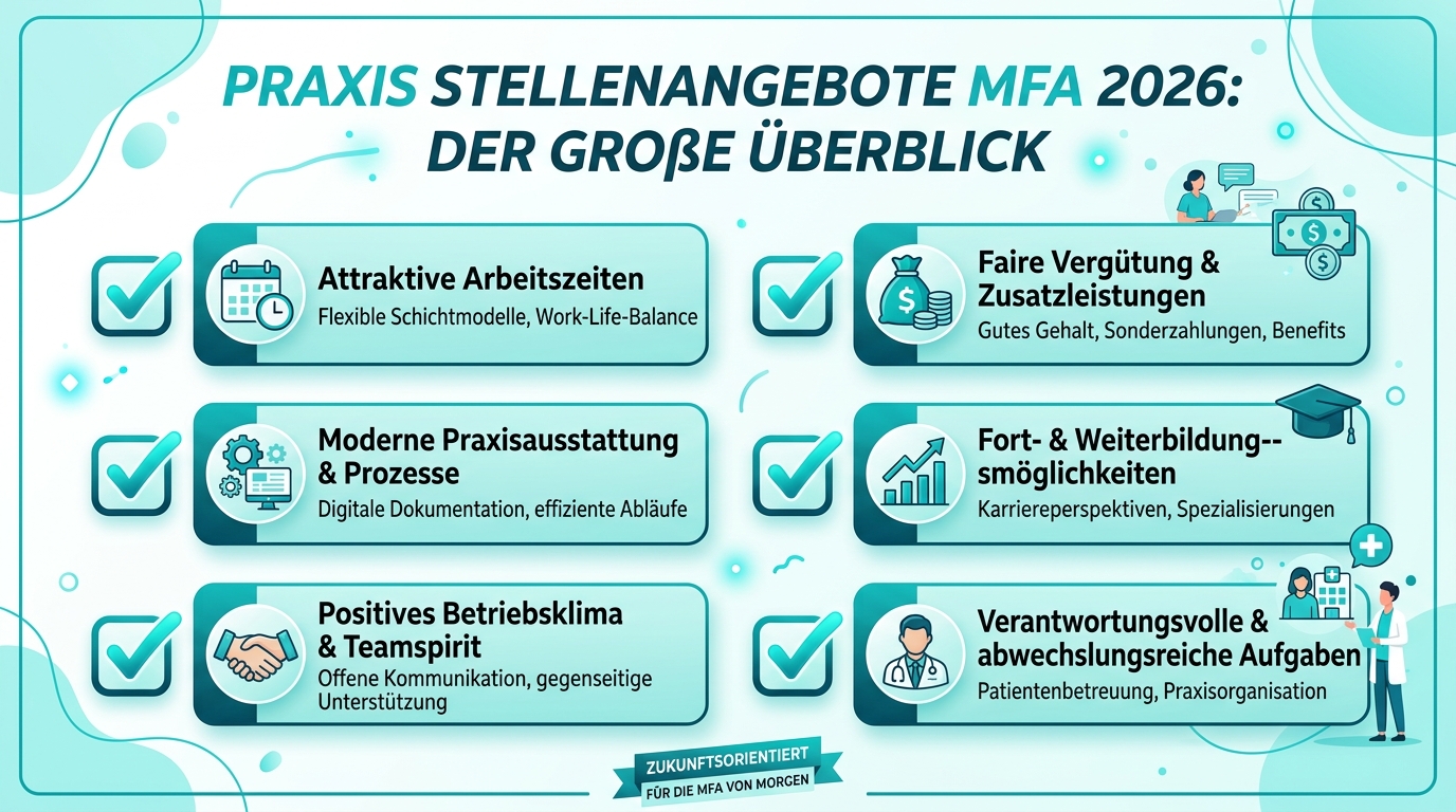 Infografik: praxis stellenangebote mfa