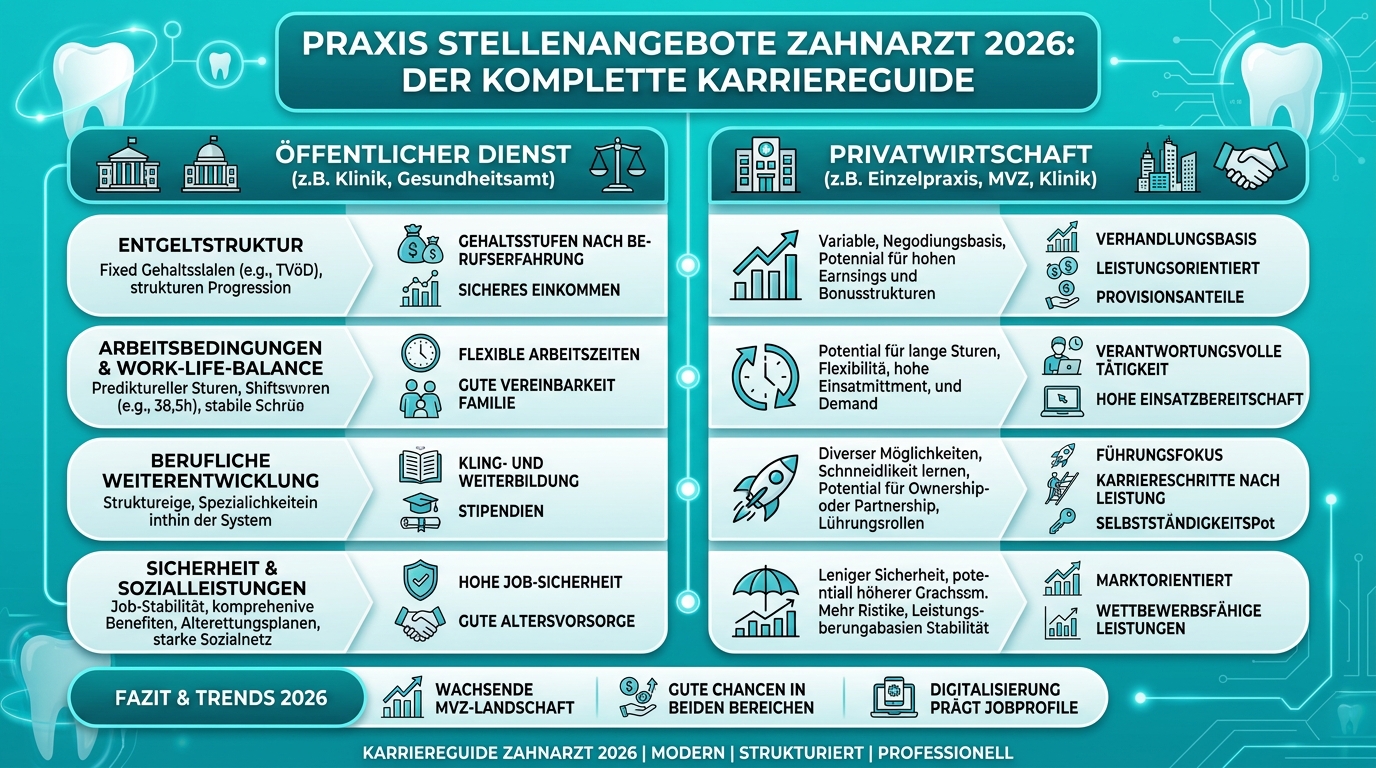 Infografik: praxis stellenangebote zahnarzt