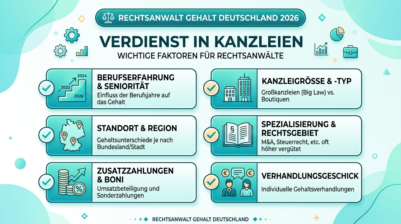Infografik: rechtsanwalt gehalt deutschland