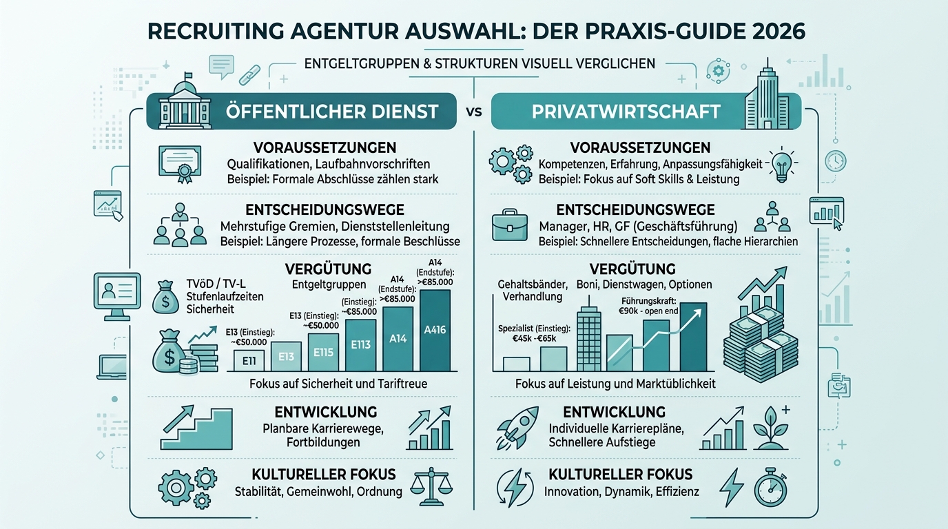 Recruiting Agentur Auswahl: Der Praxis-Guide 2026 Infografik: recruiting agentur auswahl