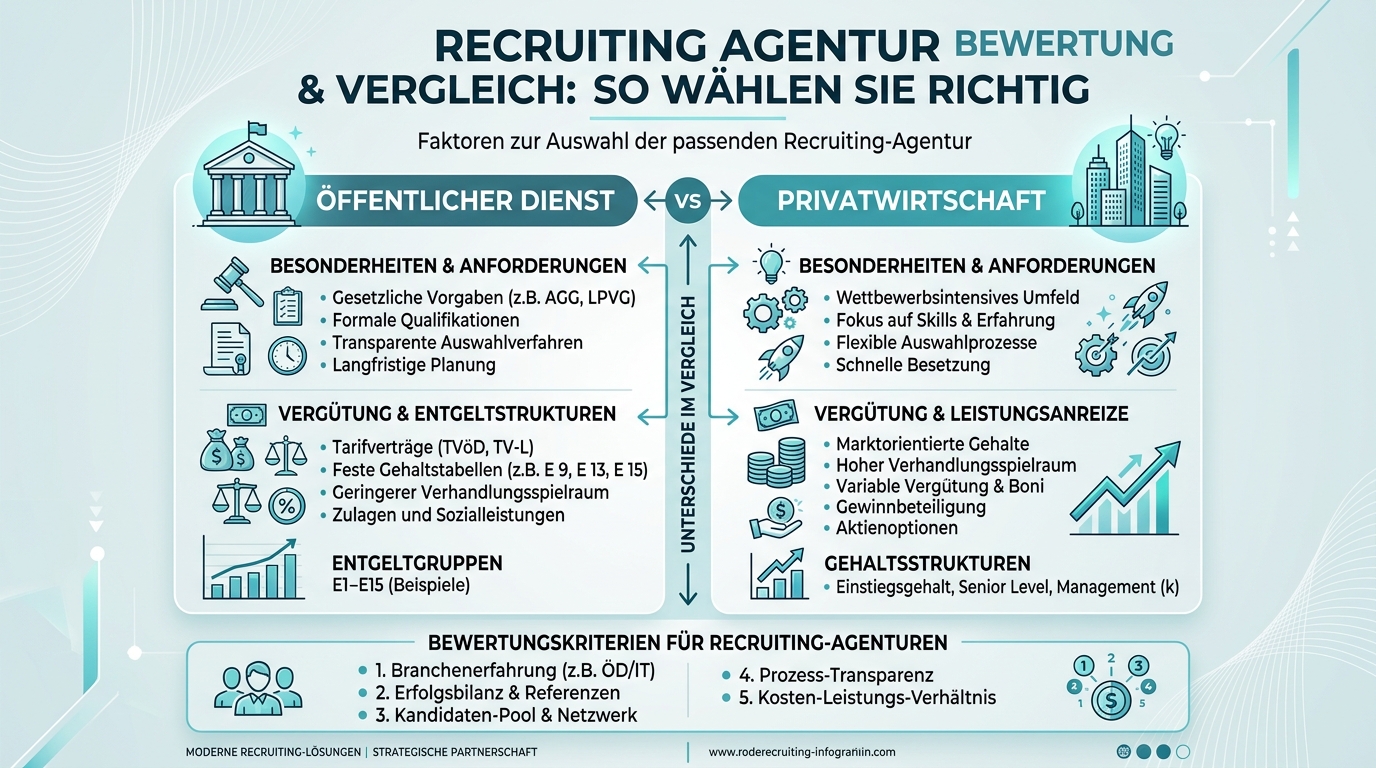 Recruiting Agentur Bewertung & Vergleich: So wählen Sie richtig Infografik: recruiting agentur bewertung vergleich