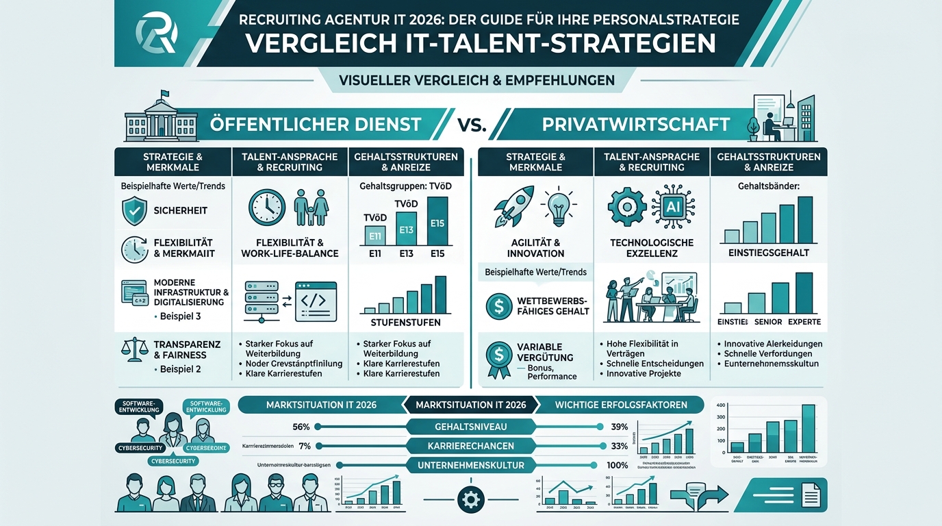 Recruiting Agentur IT 2026: Der Guide für Ihre Personalstrategie Infografik: recruiting agentur it
