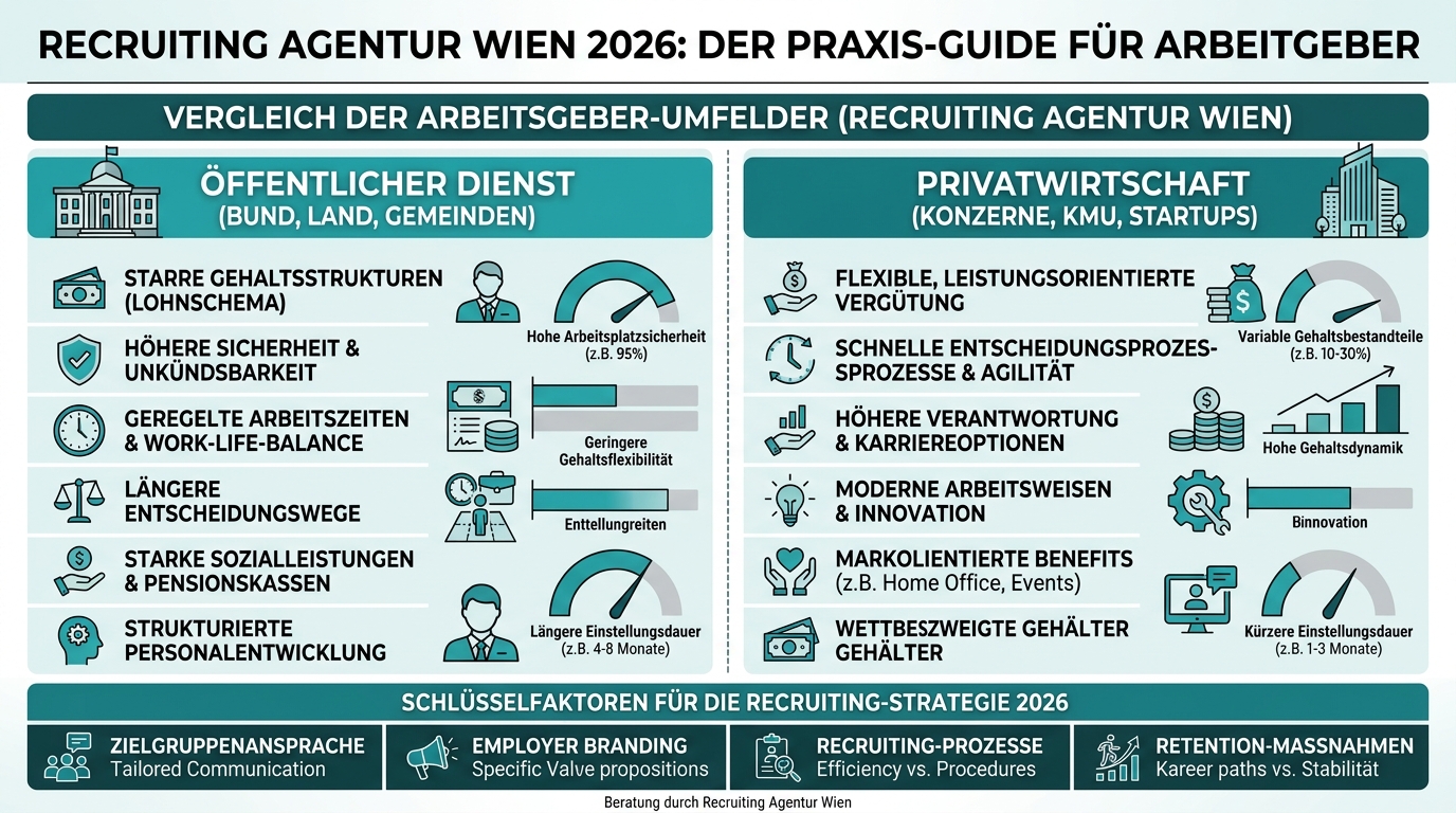 Recruiting Agentur Wien 2026: Der Praxis-Guide für Arbeitgeber Infografik: recruiting agentur wien