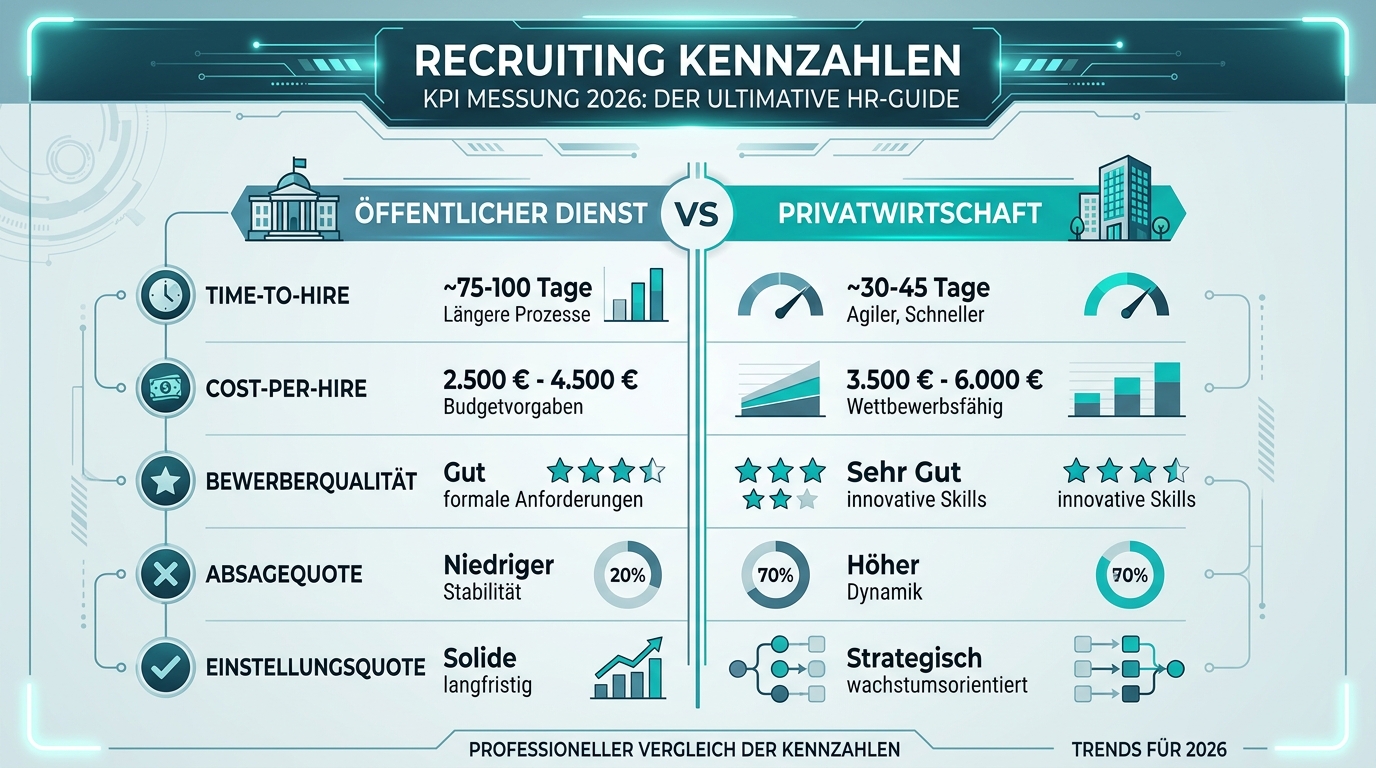 Recruiting Kennzahlen KPI Messung 2026: Der ultimative HR-Guide Infografik: recruiting kennzahlen kpi messung