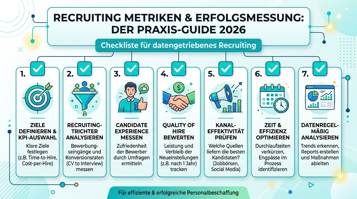 Recruiting Metriken & Erfolgsmessung: Der Praxis-Guide 2026 Infografik: recruiting metriken erfolgsmessung