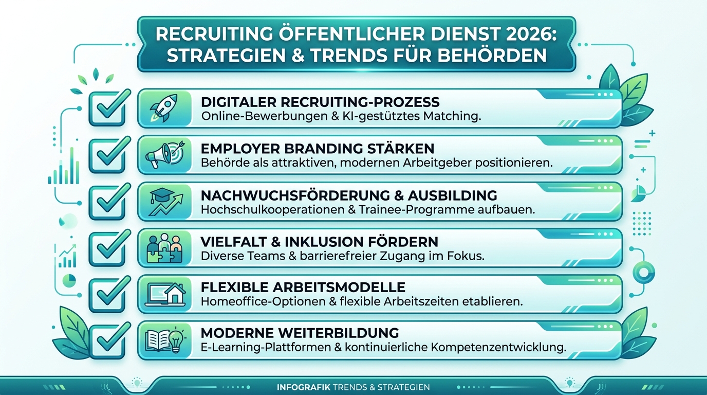 Infografik: recruiting öffentlicher dienst