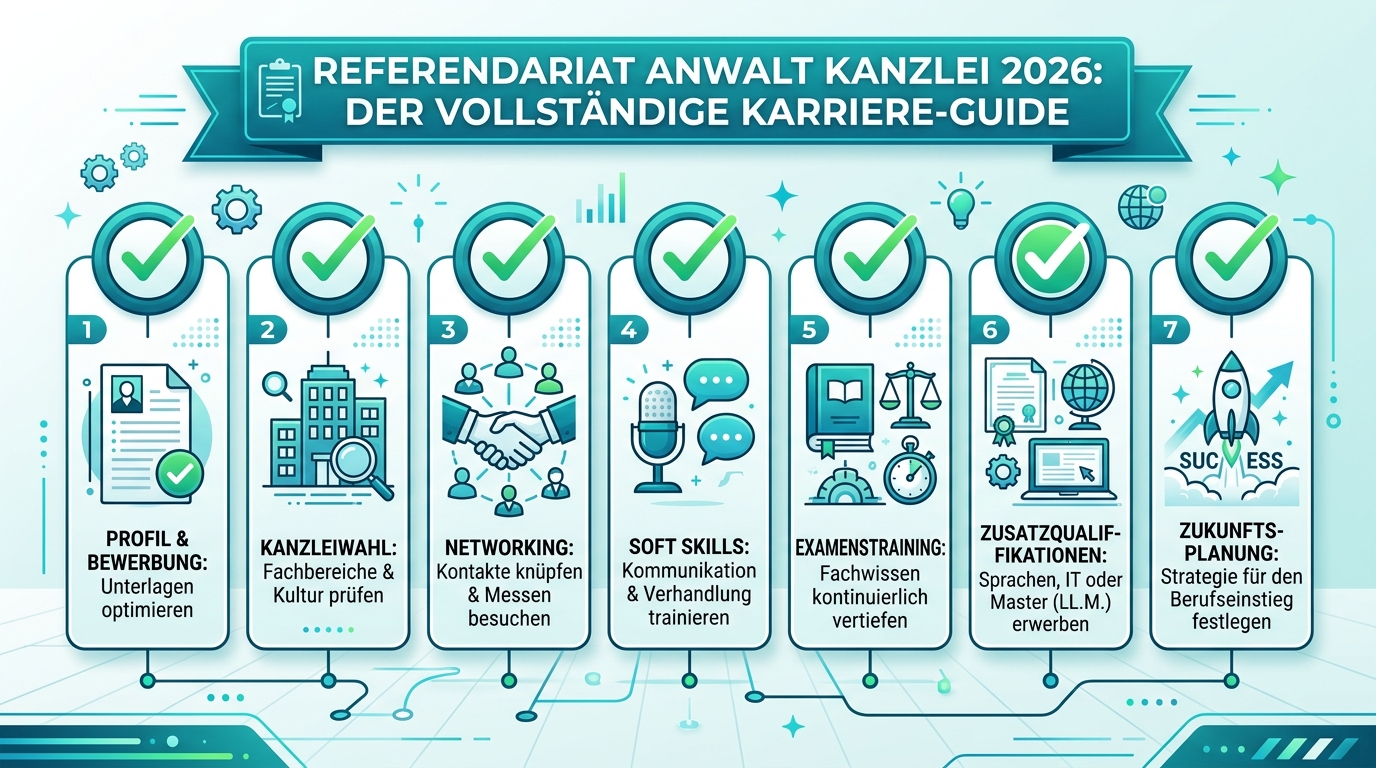 Infografik: referendariat anwalt kanzlei