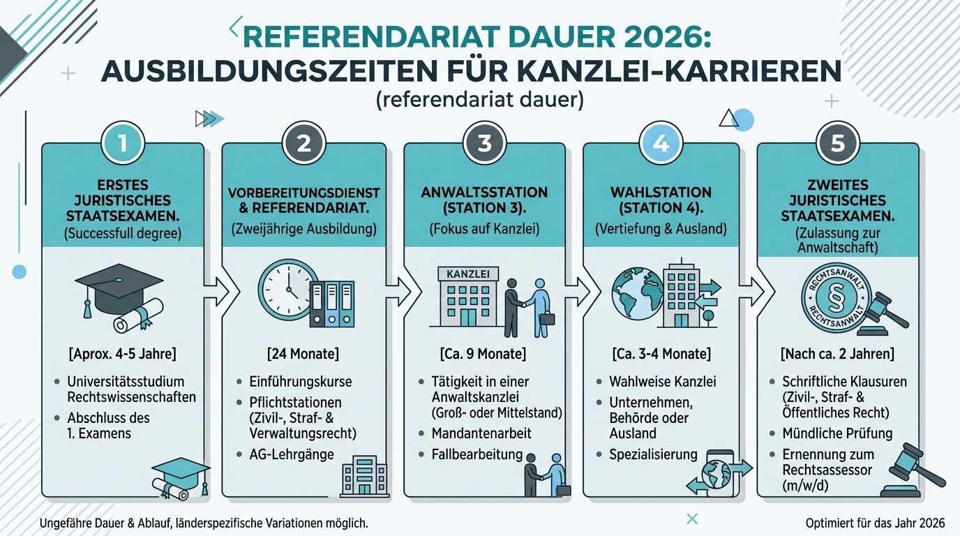 Infografik: referendariat dauer